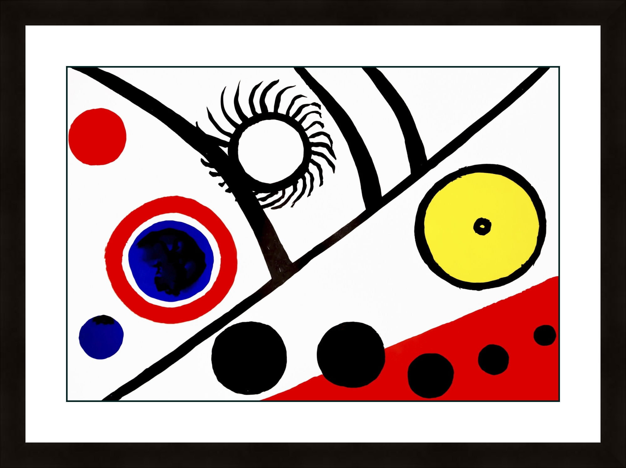 Calder, Alexander - "Rayons Noirs"