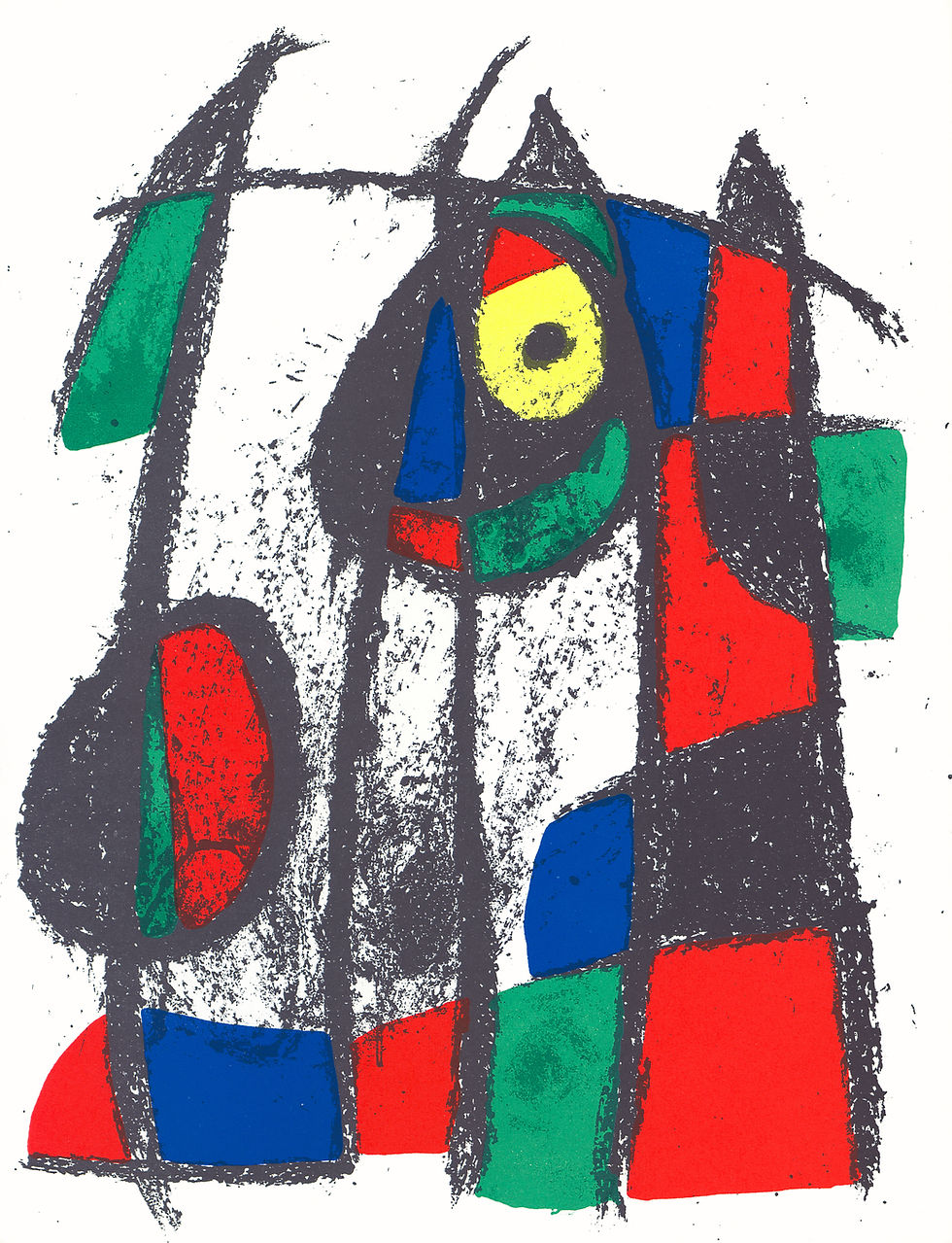 Mirò, Joan - "Lithograph VII" 1975 Lithograph
