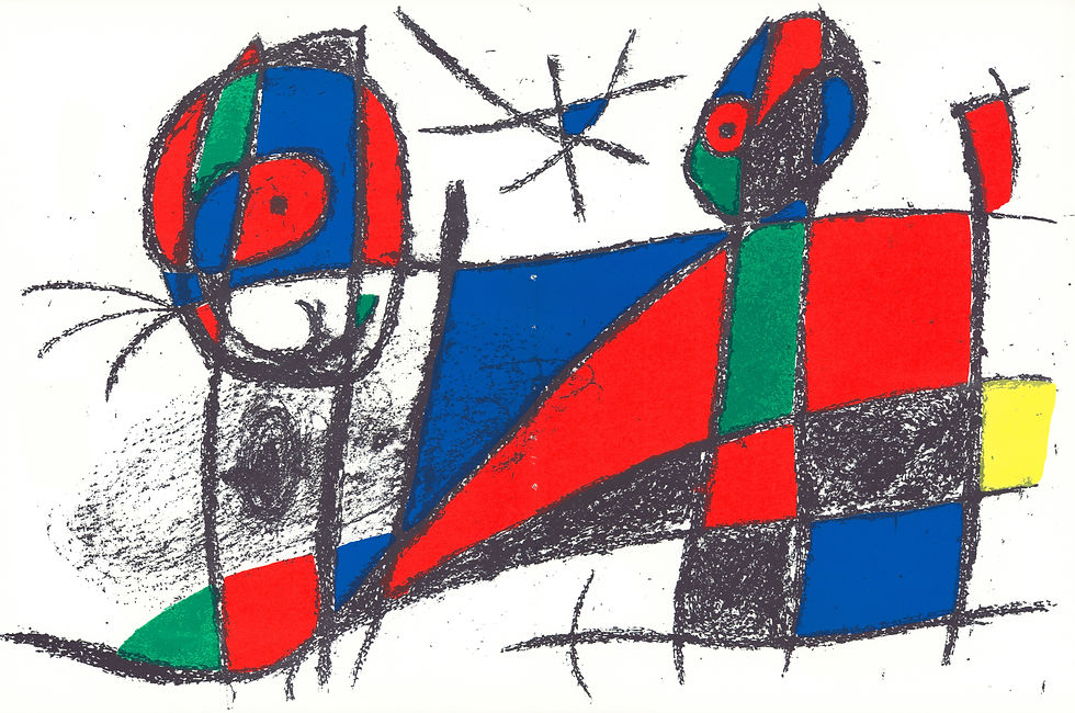 Mirò, Joan - "Lithograph VI" 1975 Lithograph