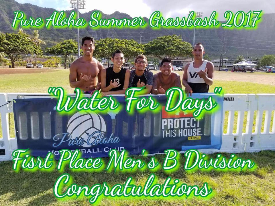 2017 Mens B division-1st place