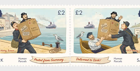 Joint Issues: Man Posted to... (Sark, Guernsey and Alderney)