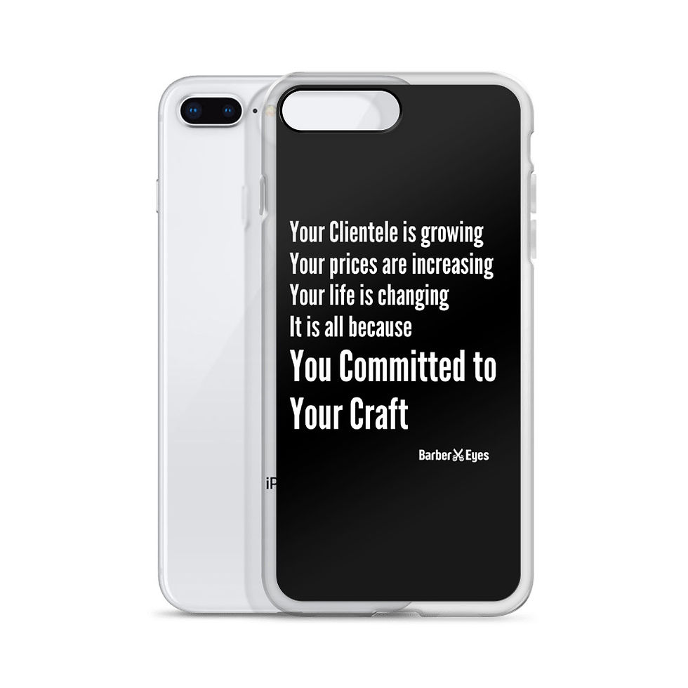 Thumbnail: Barber Laws Of Attraction iPhone Case