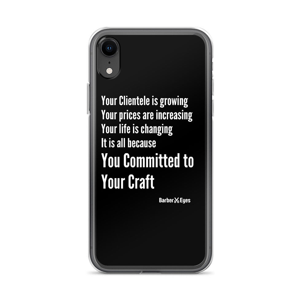 Thumbnail: Barber Laws Of Attraction iPhone Case