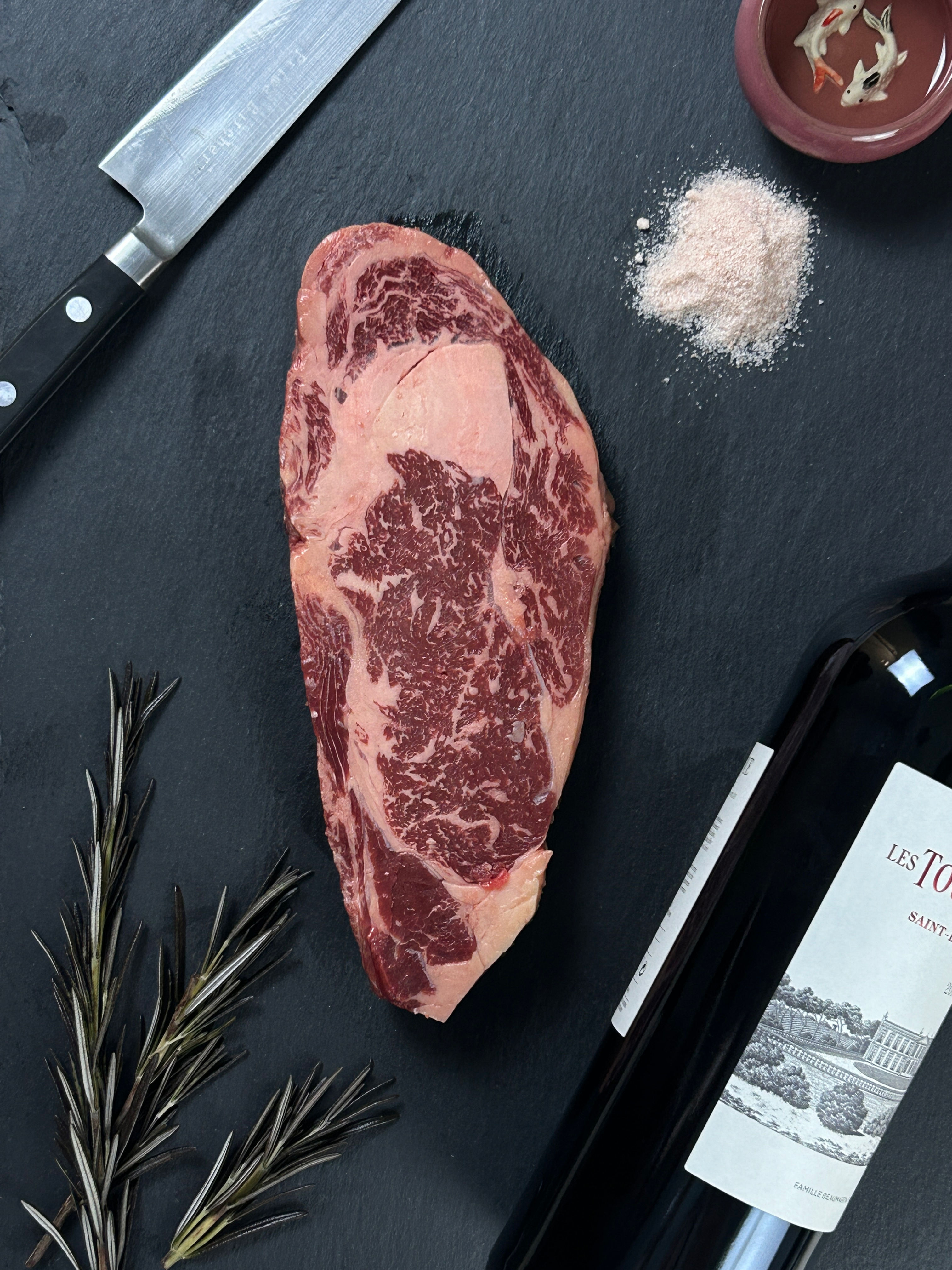 USDA Black Angus Ribeye - $7.40/100g