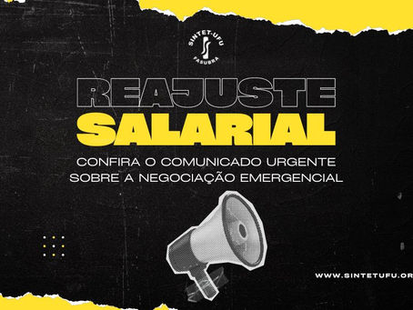 COMUNICADO IMPORTANTE NEGOCIAÇÃO EMERGENCIAL