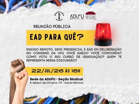Reunião Pública: EAD PARA QUÊ?