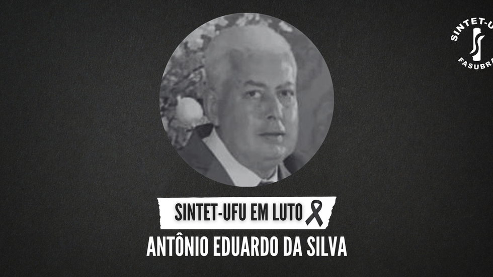 Nota de pesar: Antônio Eduardo da Silva