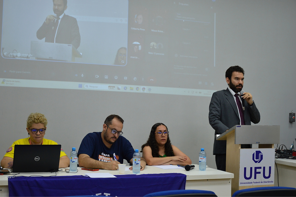 Assembleia Geral debate ações coletivas, democratização da UFU e conjuntura política
