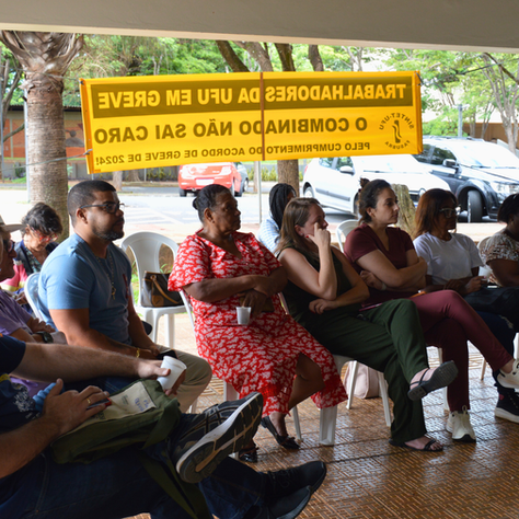 CLG da UFU debate cenário nacional, pautas locais e fortalece mobilização da greve em reunião geral