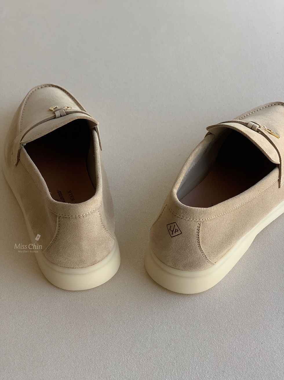 縮圖：Loro Piana Summer Charms Walk 樂福鞋  - 米色