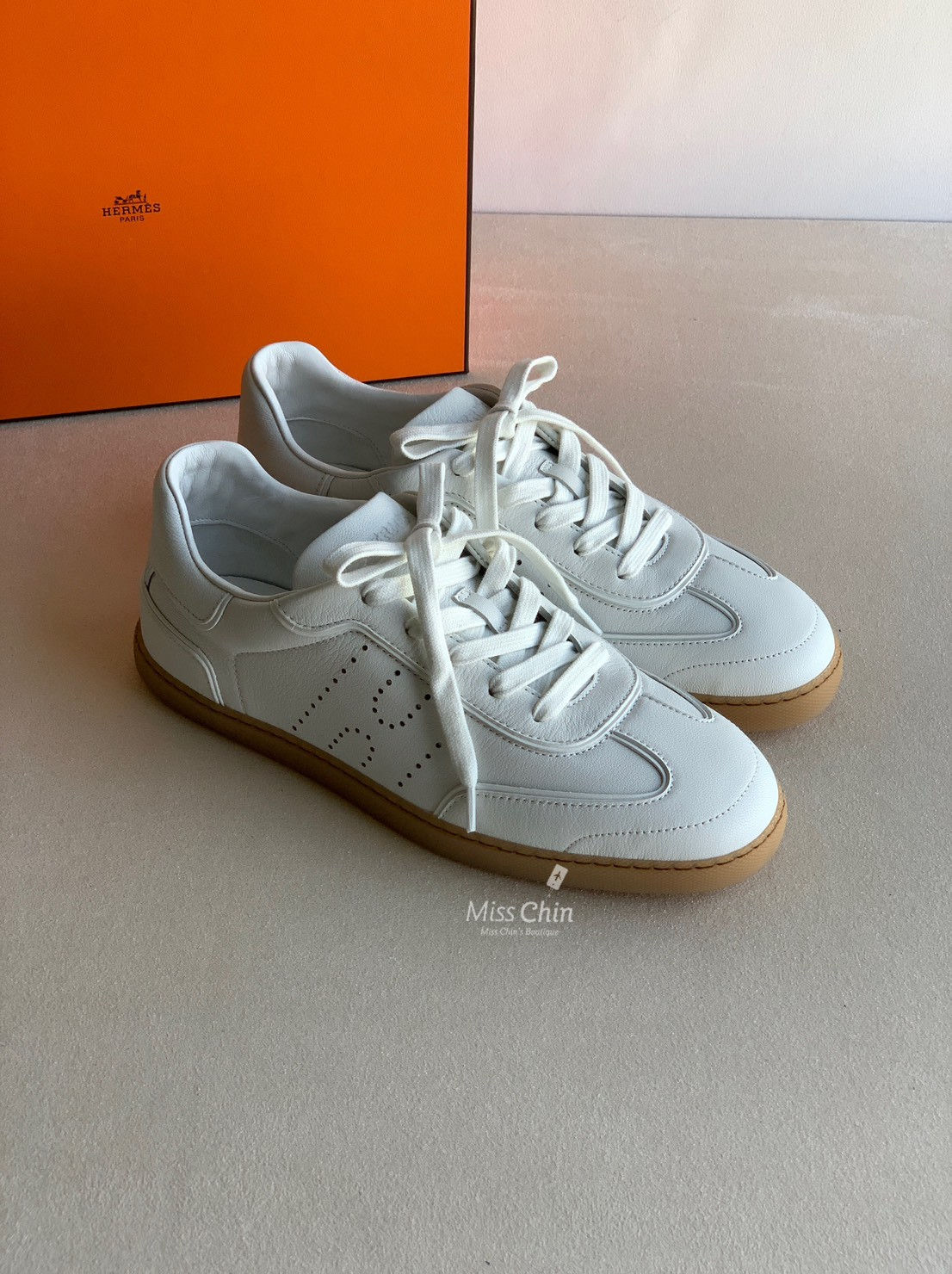 Hermes Match 運動鞋 - 白