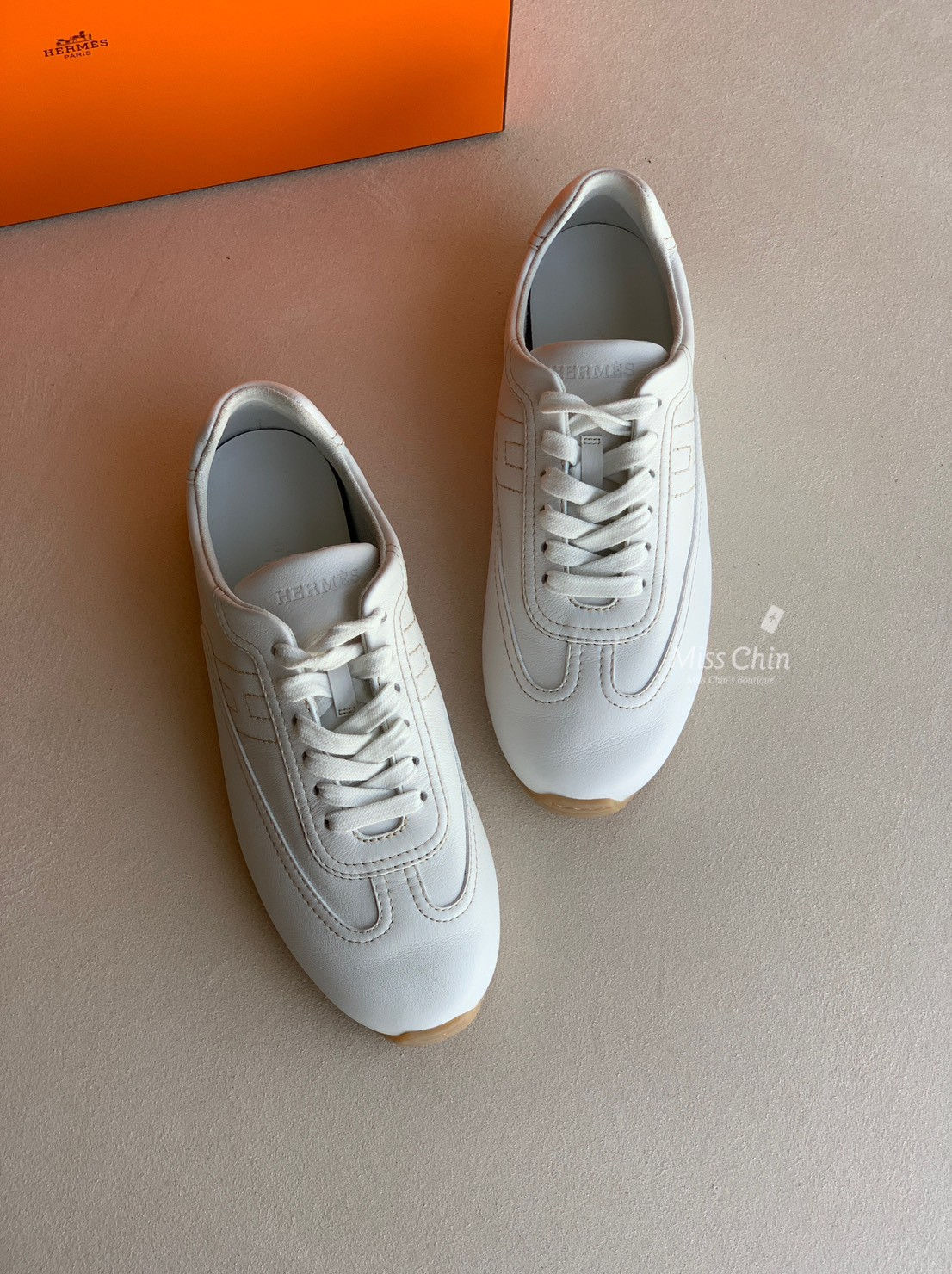 Hermes Master 德訓鞋 - 白