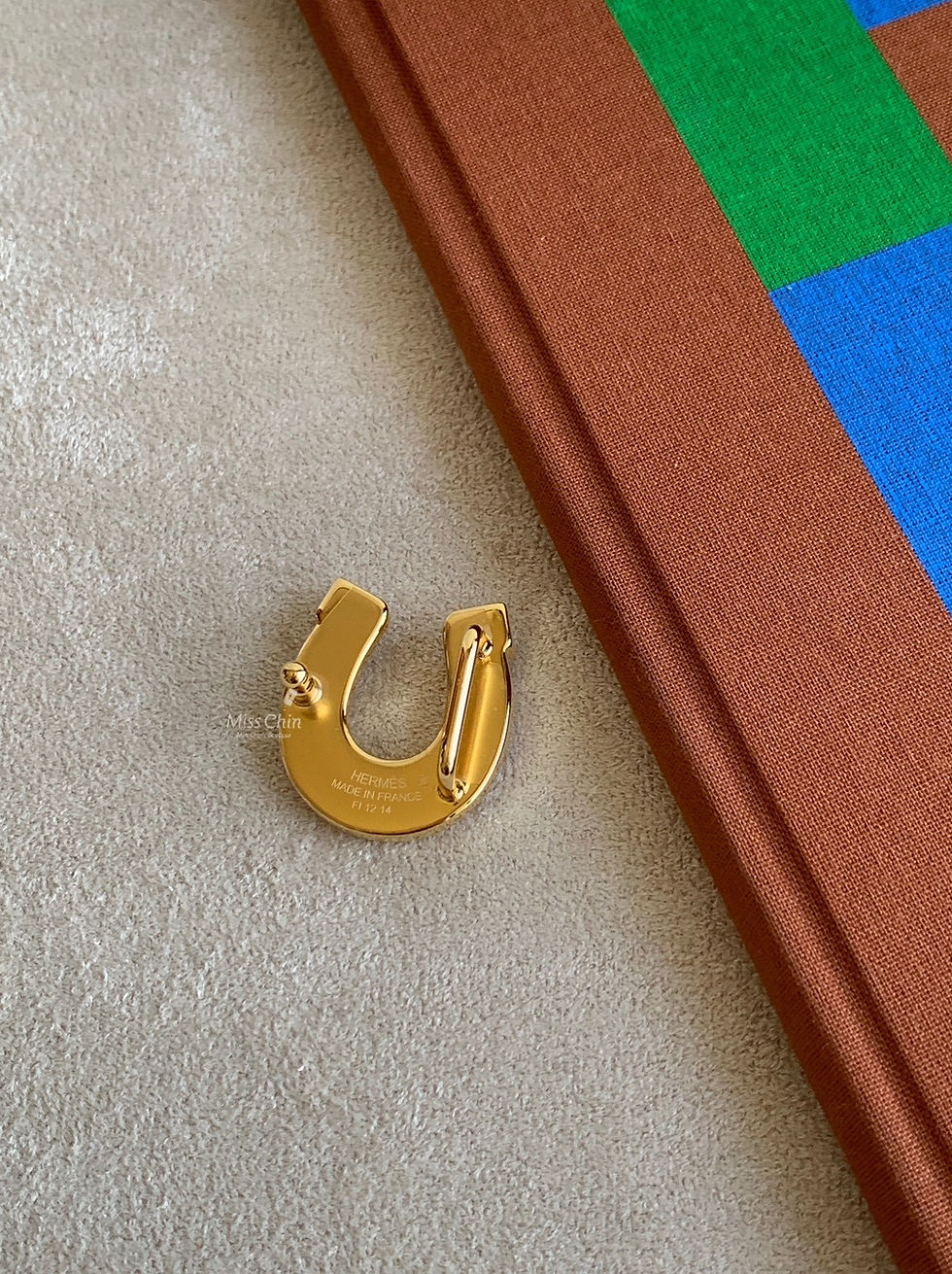 縮圖：Hermès 馬蹄鐵扣環雙面皮帶