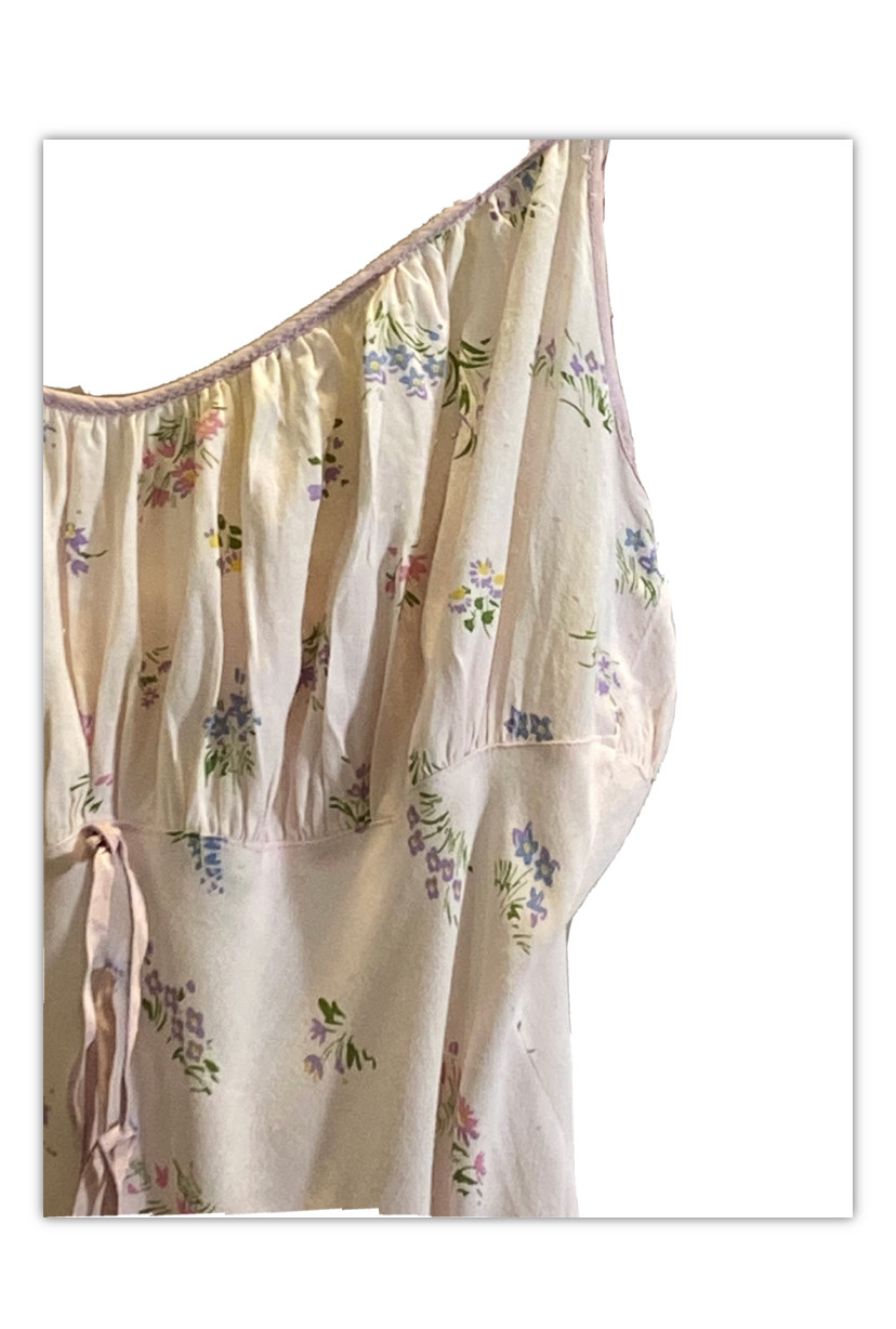 Vintage rayon floral sundress Eye-Ful