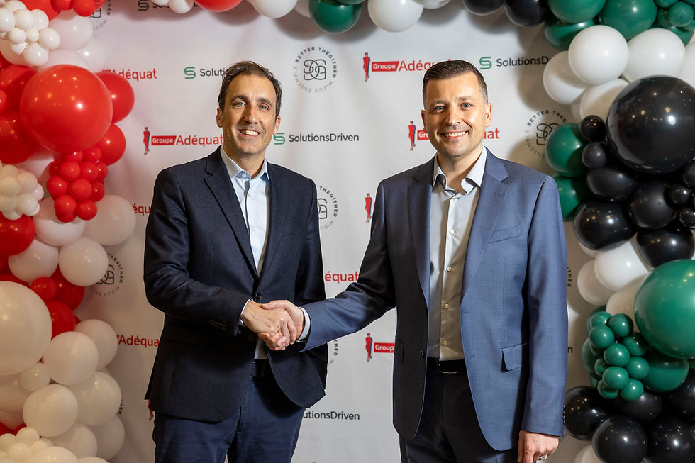 Solutions Driven becomes part of Groupe Adéquat