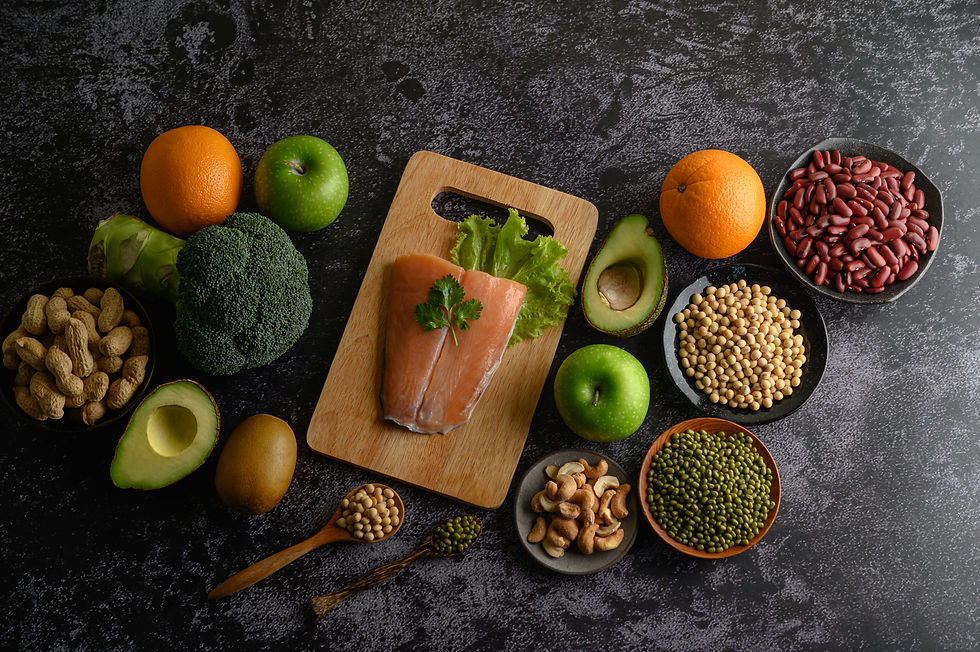 legumes-fruit-salmon-fish-pieces-wooden-chopping-board.jpg
