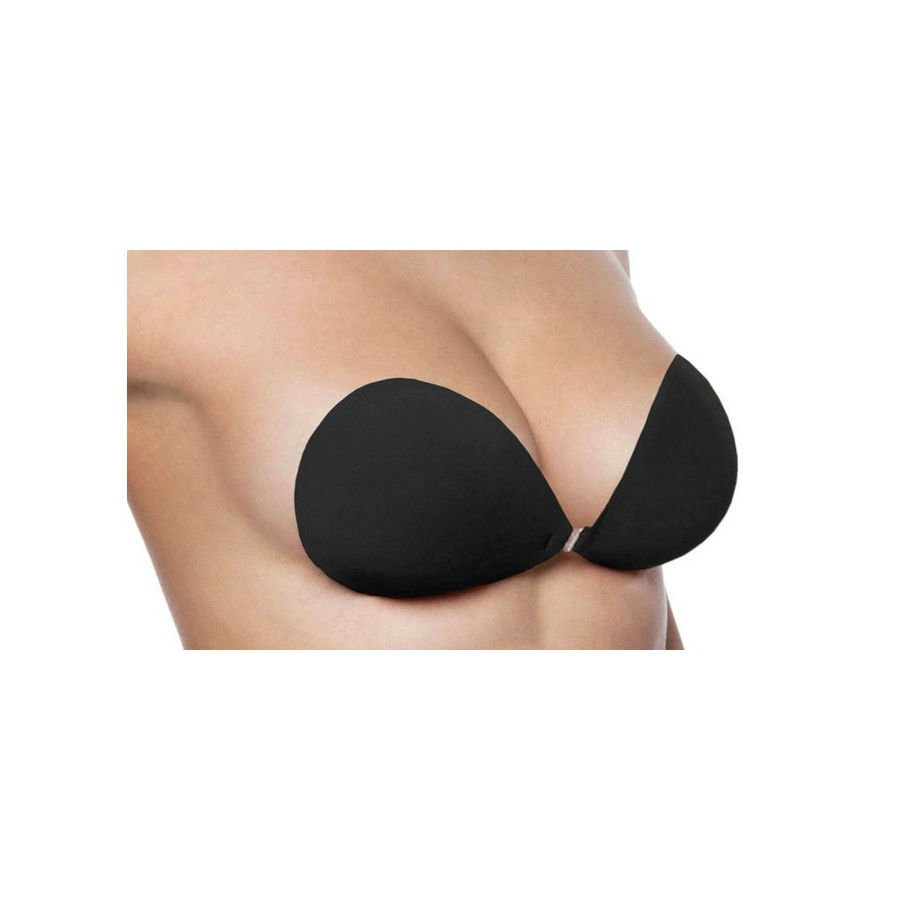 Soutien-gorge ADHÉSIF Push-up Ovale- Noir