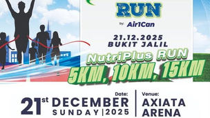 1221 畅跑 NutriPlus Run 2025 领取 RM100 超值礼品