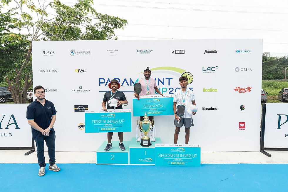 Paramount Cup 2025 于 PLAYA Racquet Club @ PARC Subang 展开激烈角逐 争夺 RM112500 总奖金