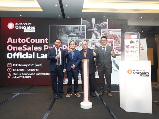 AutoCount推出PalmPOS 实惠易用解决方案 助中小微型企业轻松管理电子发票