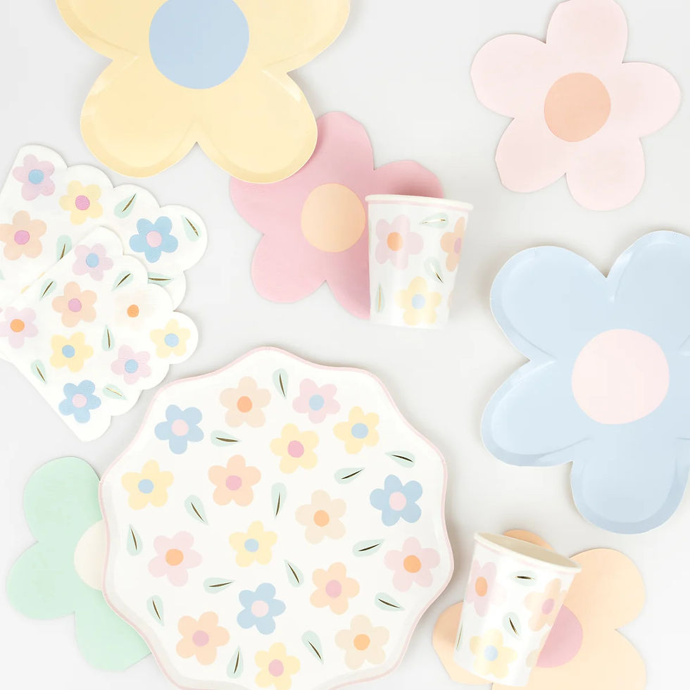 Miniatura: Happy flowers Plates