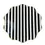 Miniatura: Plato Grande Black & White striped