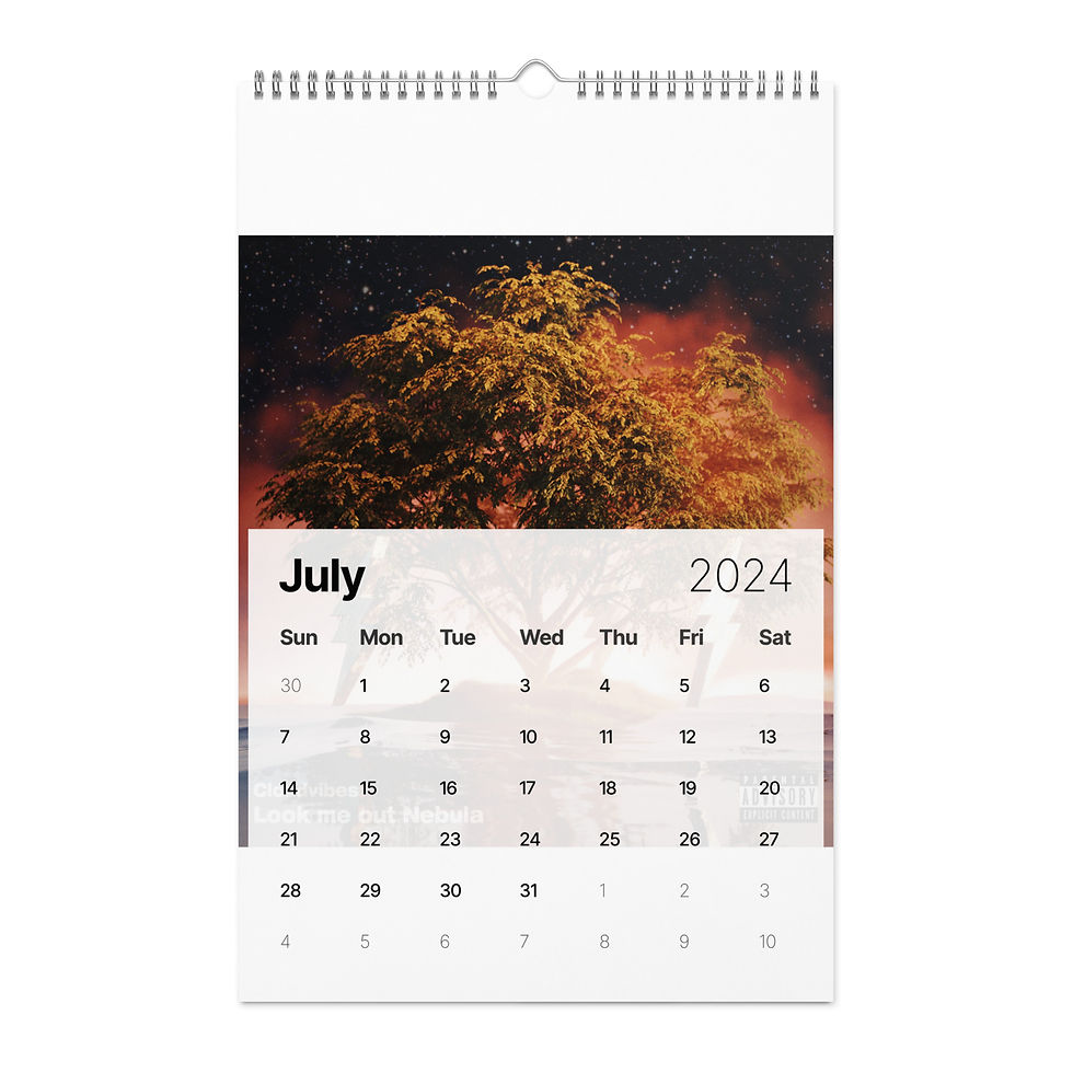 Thumbnail: Airfall Clothing x Cloudvibes FW24 LMON Wall calendar (2024)