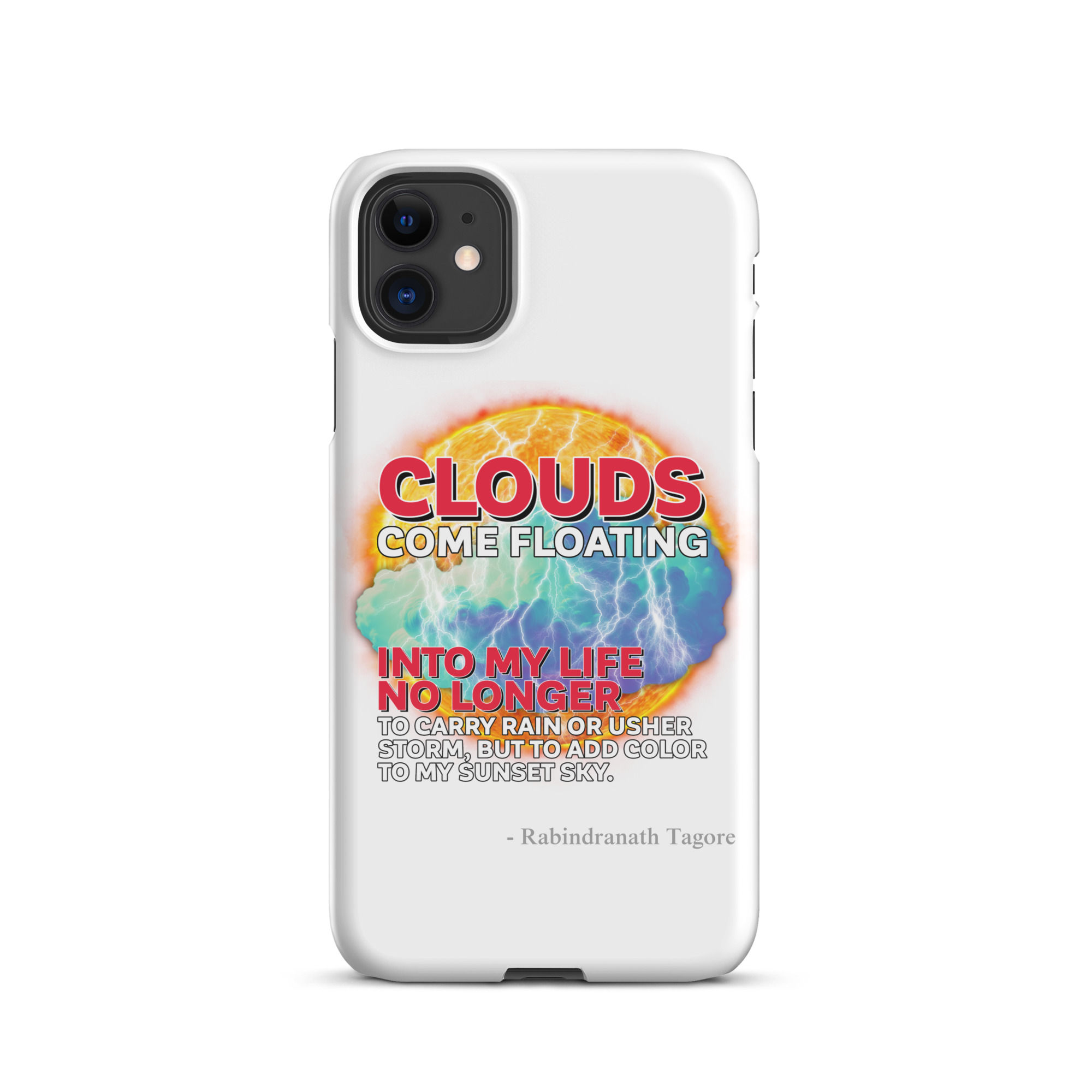 Airfall Clothing x Cloudvibes FW24 "Clouds Come Floating" Snap case for iPhone®
