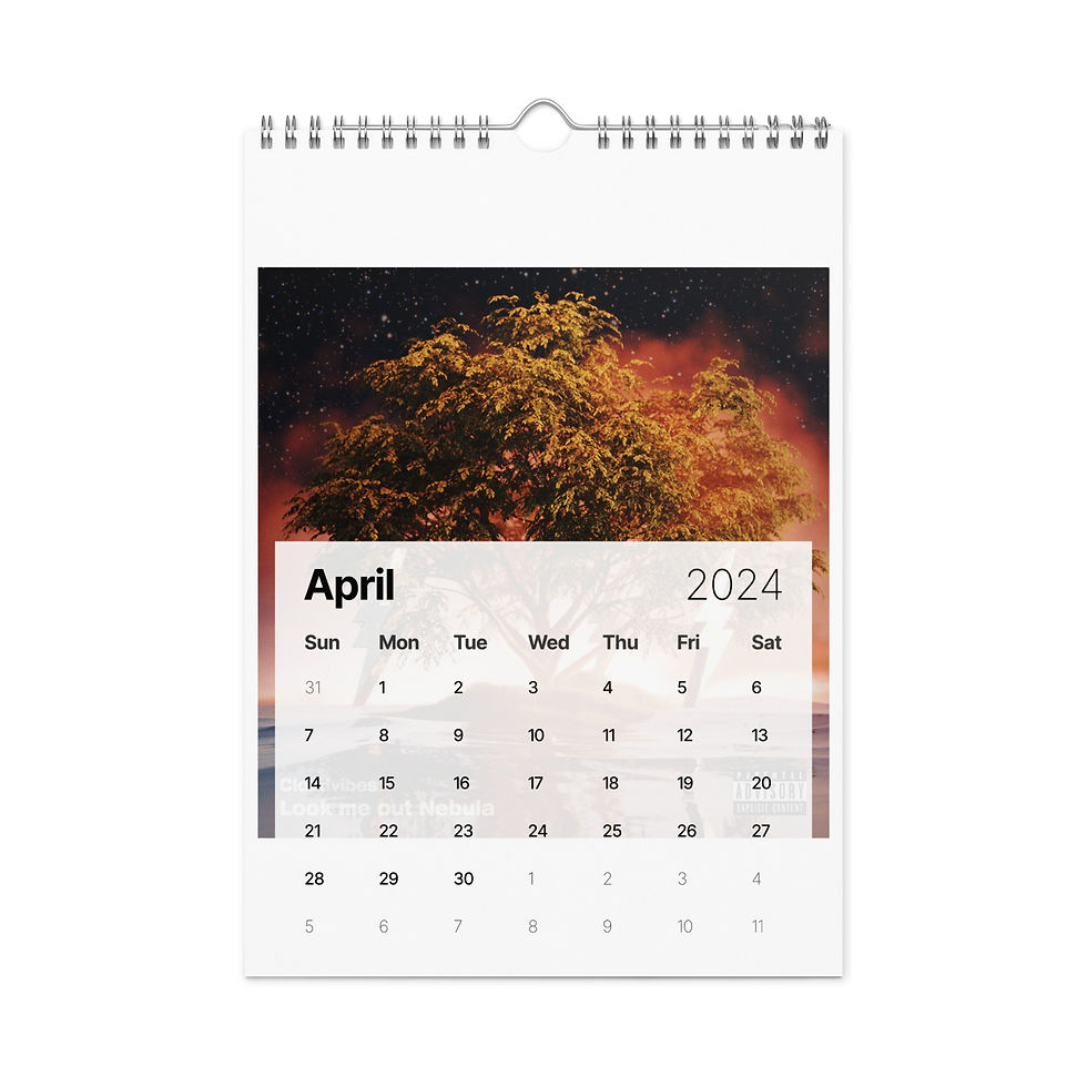 Thumbnail: Airfall Clothing x Cloudvibes FW24 LMON Wall calendar (2024)