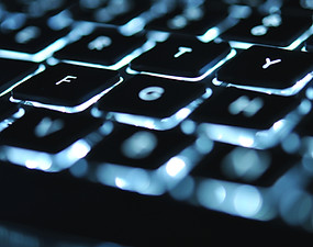 Glowing Keyboard