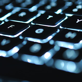 Glowing Keyboard