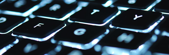 Glowing Keyboard