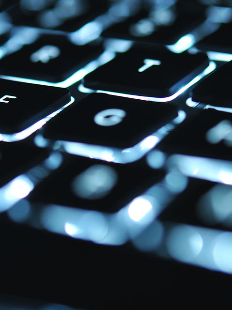 Glowing Keyboard