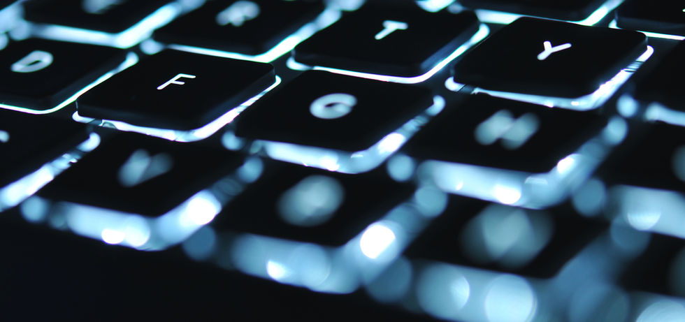 Glowing Keyboard