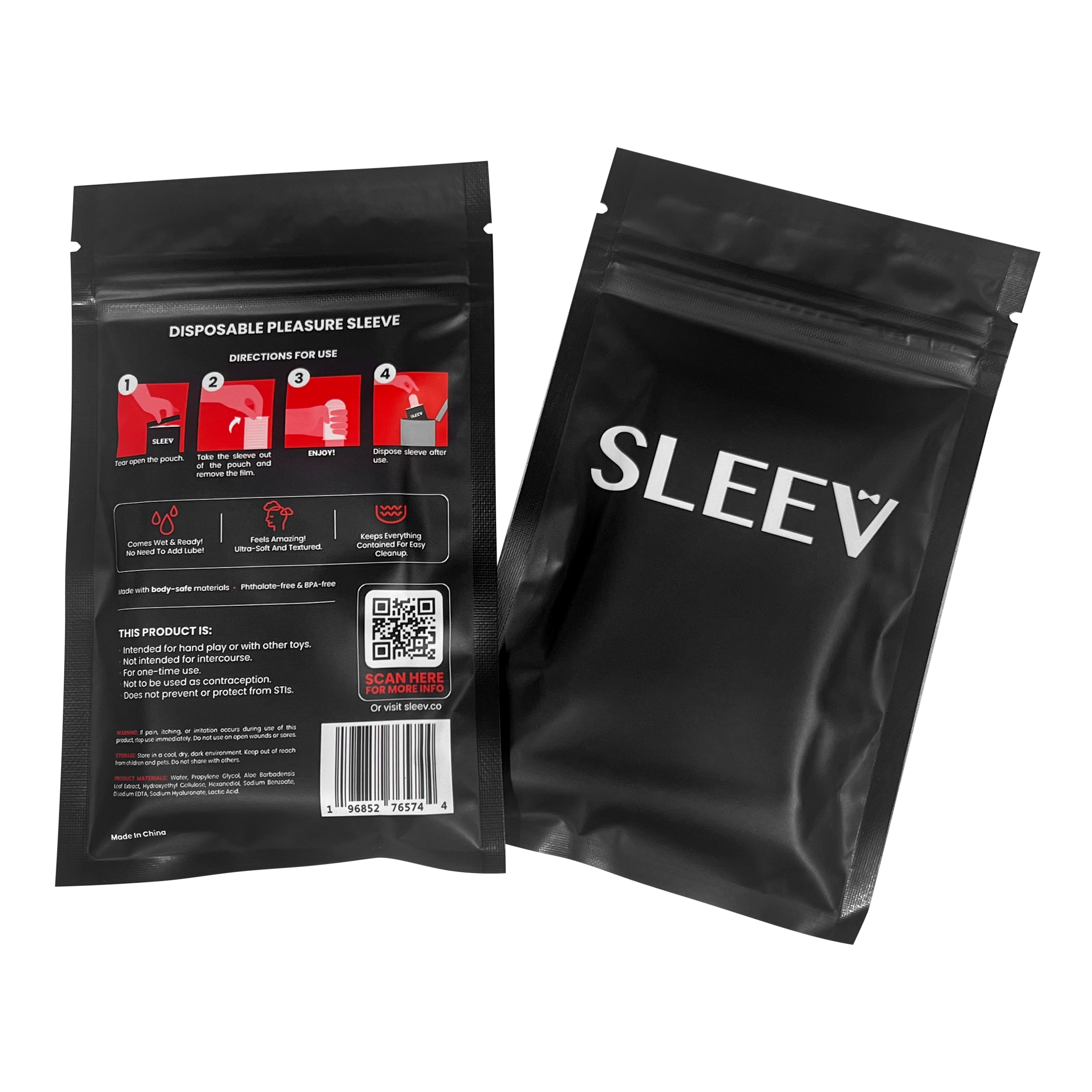 SLEEV Male Pleasure Sleeve 3 PACK