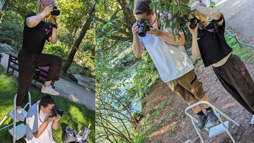 BTS vom Ino Shooting