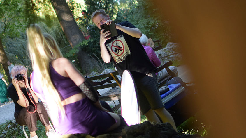 BTS vom Ino Shooting