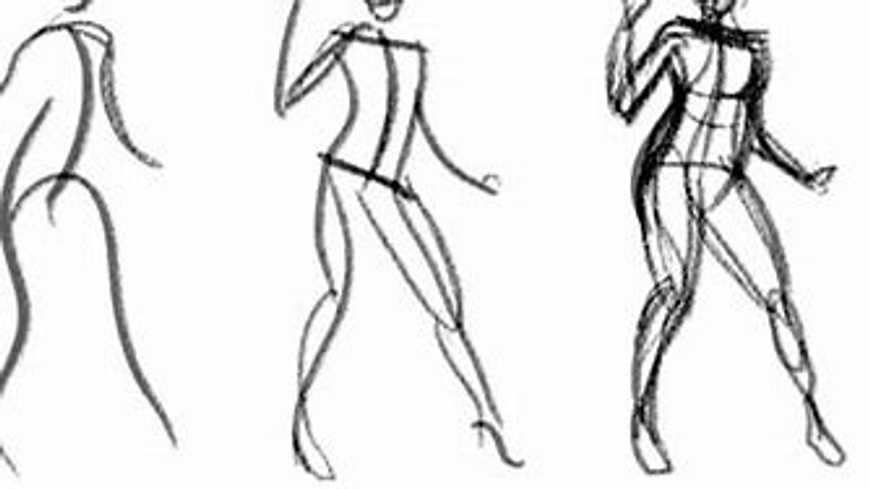 gesture drawings