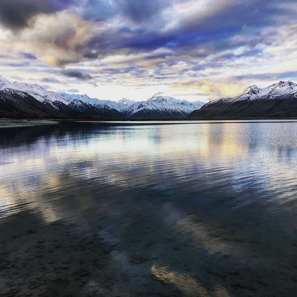 The glorious Mount Cook from Glentanner Park Centre