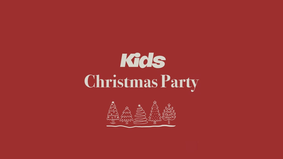 KIDS Christmas Party