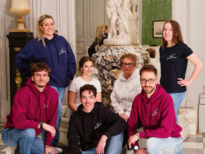 Shooting photo au Château de Valençay pour notre marque de vêtement.
