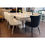 Thumbnail: VALETTA 7ft Marble Dining Set 1+8