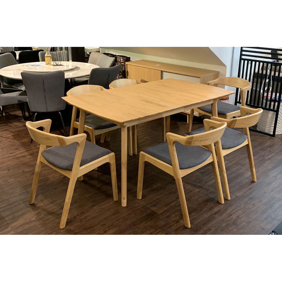 Thumbnail: MIA DARA Extendable Dining Set 1+6