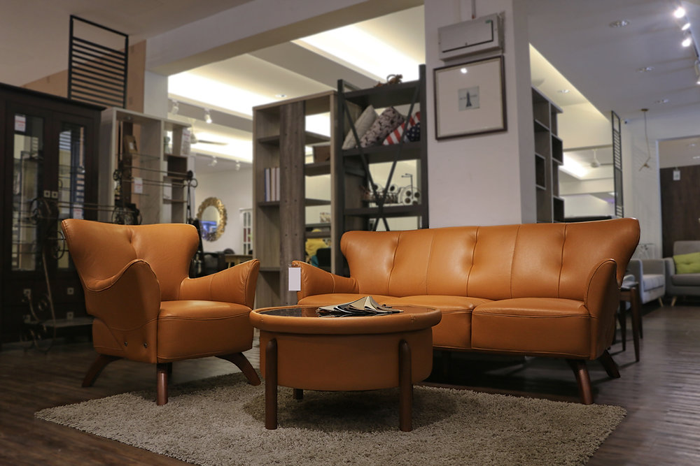 Mi Kuang l REMINGTON Leather Sofa l Johor Bahru
