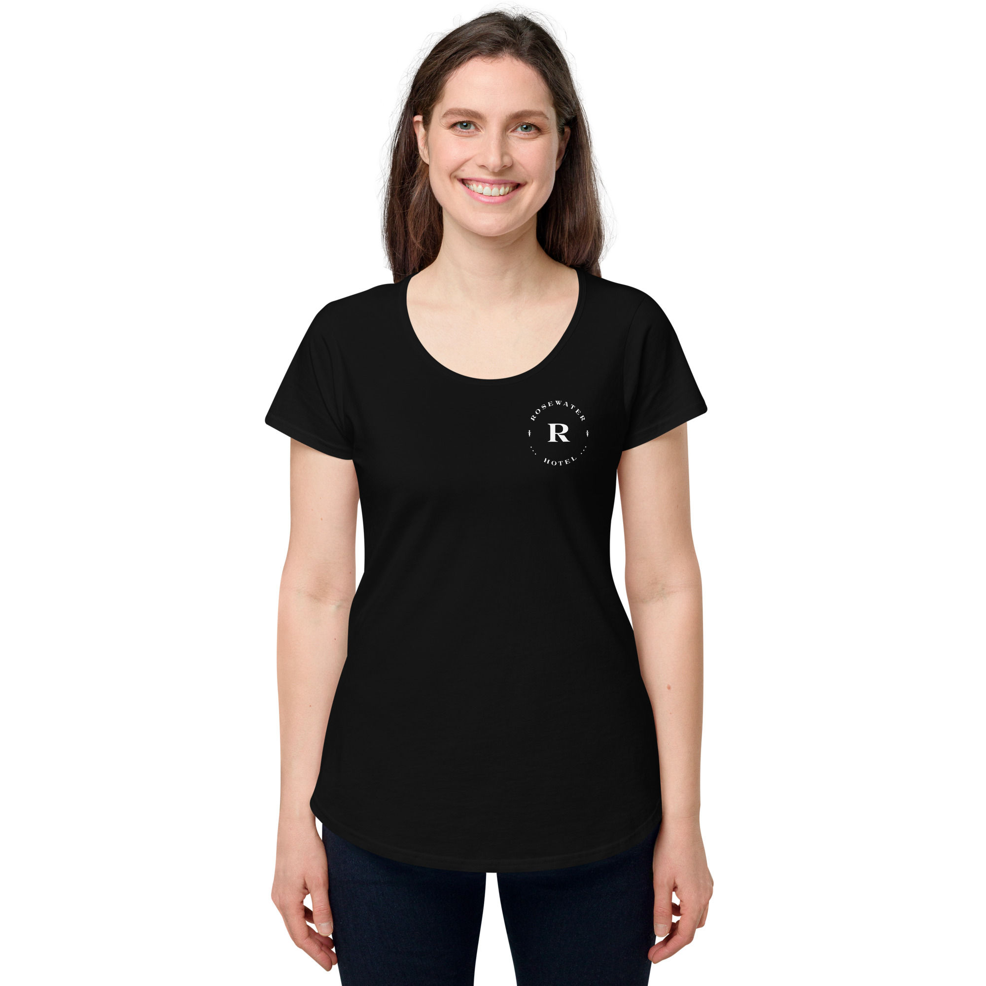 Rosewater Hotel Women’s round neck tee