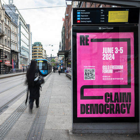 Oslo Freedom Forum Ad in Oslo, Norway
