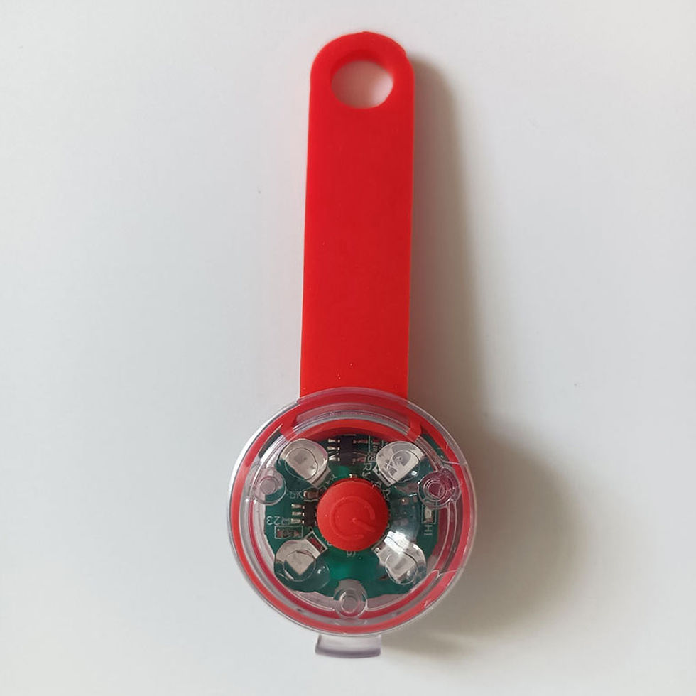 Miniaturbild: Luz LED recargable para collar de perro – seguridad nocturna