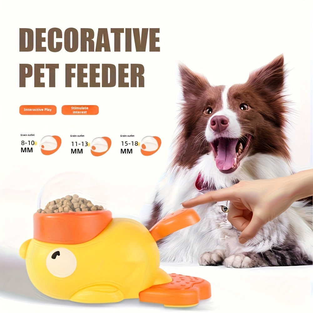 Comedero lento para perros – dispensador interactivo forma pato