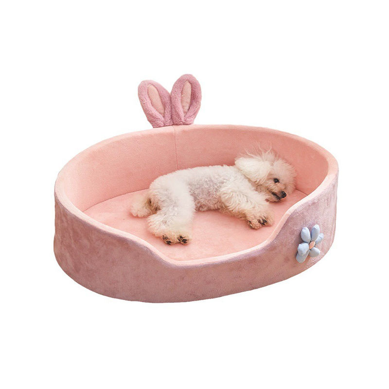Miniaturbild: Cama para perros con bordes altos – suave, lavable y antideslizante