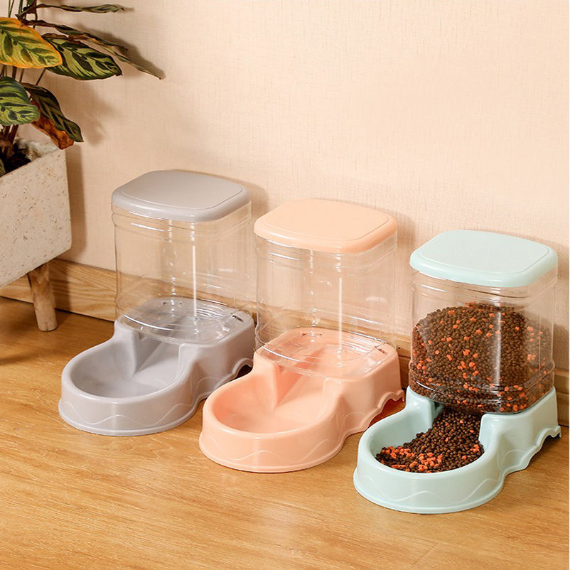 Dispensador automático de comida para mascotas sin electricidad